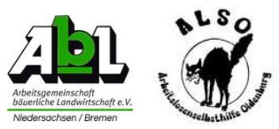 Logos der AbL und der ALSO